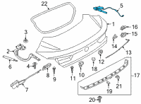 OEM 2021 BMW M850i xDrive Gran Coupe SPINDLE DRIVE, TAILGATE Diagram - 51-24-7-453-768