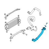 OEM 2015 Ford F-150 Outlet Hose Diagram - FL3Z-6F073-A