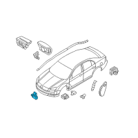 OEM 2007 Ford Fusion Front Sensor Diagram - 6E5Z-14B004-A