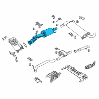 OEM 2015 Ram ProMaster 1500 Converter-Exhaust Diagram - 52022462AE