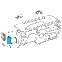 OEM 2014 Toyota Prius C Junction Block Diagram - 82730-52P60