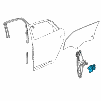 OEM 2015 Cadillac XTS Window Motor Diagram - 22788195