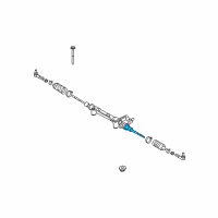 OEM 2010 Toyota 4Runner Inner Tie Rod Diagram - 45503-35070