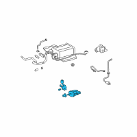 OEM 2011 Lexus LS460 Valve Assy, Vacuum Switching, NO.1 Diagram - 25860-38030