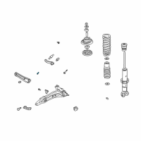 OEM 1996 Honda Civic Bolt, Arm Torque (Lower) (10X80) Diagram - 90173-SR3-003