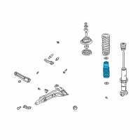 OEM Honda Civic del Sol End, RR. Dust Cover Diagram - 52688-SR3-003