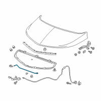 OEM Chevrolet Bolt EV Support Rod Diagram - 95429745