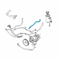 OEM BMW 745i Radiator Return Line Diagram - 32-41-6-753-821