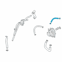 OEM 2019 Hyundai Veloster Hose Assembly-Automatic Transmission Oil Cooling Diagram - 25420-F2600