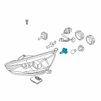 OEM Kia Bulb-12V 65W Diagram - 1864765009