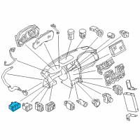 OEM Nissan Armada Switch Assy-3 Functions Diagram - 251B3-5ZP0D