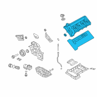 OEM Kia Borrego Cover Assembly-Rocker RH Diagram - 224203F300