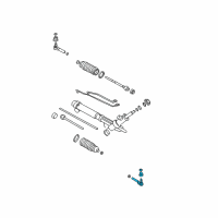 OEM 2009 GMC Canyon Outer Tie Rod Diagram - 19152655