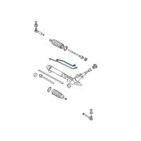 OEM 2012 Chevrolet Colorado Pipe Asm, Steering Gear (Short) Diagram - 19133627