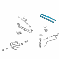 OEM 2008 Toyota Camry Front Blade Diagram - 85212-06110