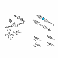 OEM Toyota Outer Boot Clamp Diagram - 42345-21030