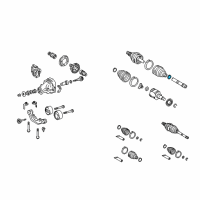 OEM Outer Boot Clamp Diagram - 42345-21040