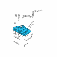 OEM 2001 Hyundai Elantra Tank Assembly-Fuel Diagram - 31150-2D500