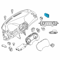 OEM 2016 Nissan Maxima Switch Assy-Trunk Opener Diagram - 25380-4RA0A