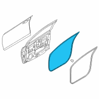 OEM 2019 Hyundai Accent Weatherstrip Assembly-Front Door Side LH Diagram - 82130-J0000