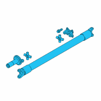 OEM 2017 Ford F-150 Drive Shaft Diagram - FL3Z-4602-S