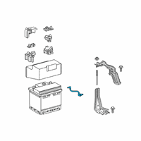 OEM Toyota RAV4 Vent Hose Diagram - 28885-25020