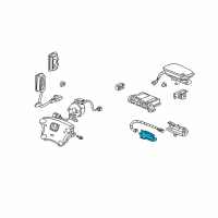 OEM 2006 Honda CR-V OPDS Unit Diagram - 81161-S9A-A51