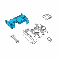 OEM 2010 Dodge Ram 3500 Console-Floor Diagram - 1EB16XDVAA