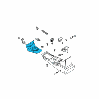 OEM Infiniti Boot Console Diagram - 96935-AM703