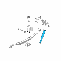 OEM 2006 Hummer H3 Shock Diagram - 20864724