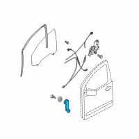 OEM 2005 Nissan Titan Handle Assy-Door Window Regulator Diagram - 80760-7S001