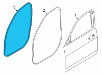 OEM 2022 BMW X6 EDGE PROTECTION, DOOR, FRONT Diagram - 51-76-9-465-545