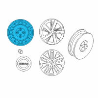 OEM 2015 Nissan Altima Wheel Assy-Disc Diagram - 40300-3TA0B