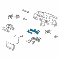 OEM 2009 Honda Accord Control Assy., Heate Diagram - 79500-TA0-A13ZA