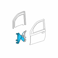 OEM GMC Envoy XUV Window Motor Diagram - 88980703