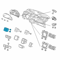 OEM Switch Assy., Sliding Door Diagram - 35385-TK8-A01