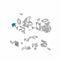 OEM 2001 Honda Odyssey Motor Assembly, Heater & Cooler Diagram - 79350-S0X-A51