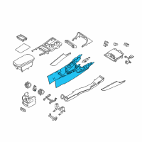 OEM 2018 Kia Stinger Console Assembly-Floor Diagram - 84610J5000CFJ
