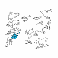 OEM Lexus Compressor Assy, Height Control Diagram - 48910-48011