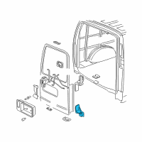 OEM 2012 GMC Savana 2500 Lower Hinge Diagram - 15994458