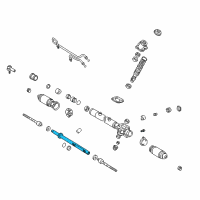 OEM 1998 Lexus ES300 Power Steering Rack Sub-Assembly Diagram - 44204-33070