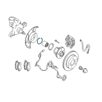 OEM Infiniti M45 Ring-Snap Diagram - 40214-21B00