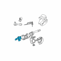 OEM 2005 Toyota 4Runner Headlamp Switch Diagram - 84140-35150
