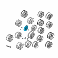 OEM BMW M3 Wheel Cover Diagram - 36-13-6-768-642