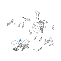 OEM Nissan Cube Pad Assy-Cushion, Front Seat Diagram - 87361-1FH0A