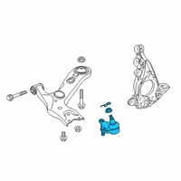 OEM 2021 Toyota Corolla Ball Joint Diagram - 43330-09B00