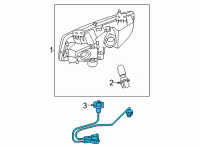 OEM Nissan Frontier HARNESS-SUB, FRONT FOG LAMP Diagram - 24070-9BU0A