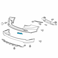 OEM 2013 Honda Crosstour Reflector Assy., L. RR. Diagram - 33555-SWA-A01