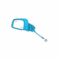 OEM 2012 Dodge Durango Outside Rearview Mirror Diagram - 68237575AF