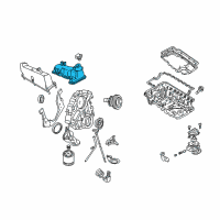 OEM 2002 Ford Explorer Sport Valve Cover Diagram - F77Z-6582-AE